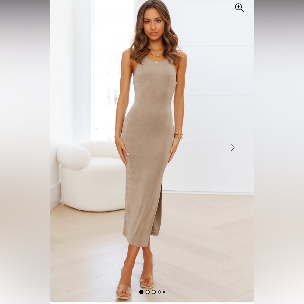 HELLO MOLLY Shimmering Maxi Bodycon Dress